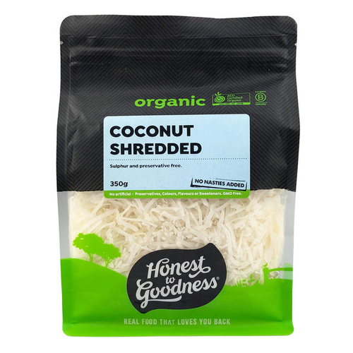 Honest to Goodness Organic Shredded Coconut 350g