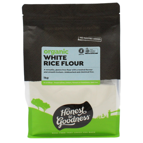 Honest to Goodness Organic White Rice Flour 1kg