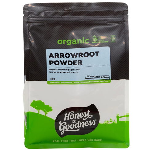 Honest to Goodness Organic Arrowroot Powder 1kg