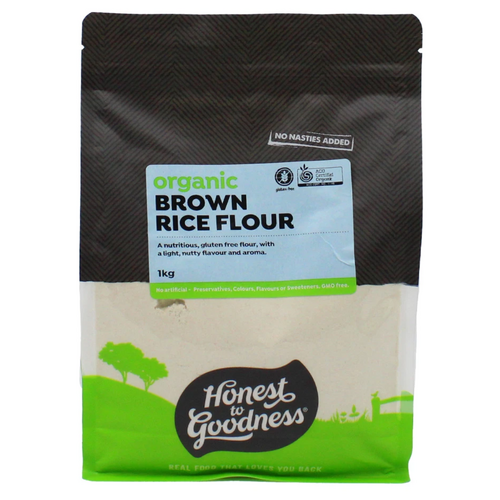 Honest to Goodness Organic Brown Rice Flour 1kg