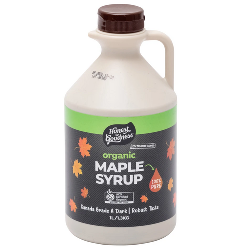 Honest to Goodness Organic Maple Syrup 1L