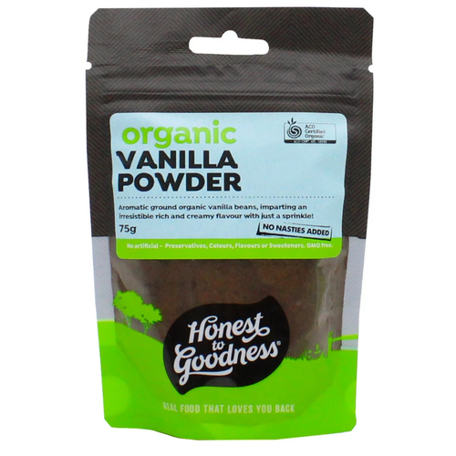 Honest to Goodness Organic Vanilla Powder 75g