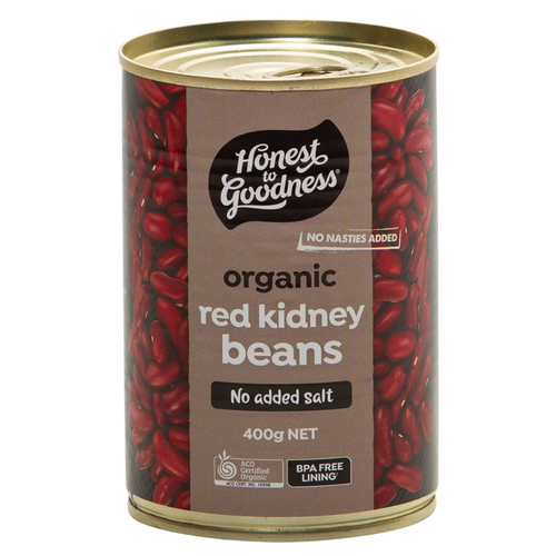 Honest to Goodness Organic Red Kidney Beans 400g