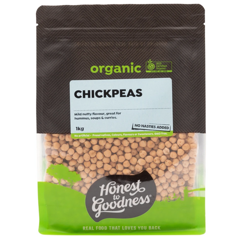 Honest to Goodness Organic Chickpeas 1kg
