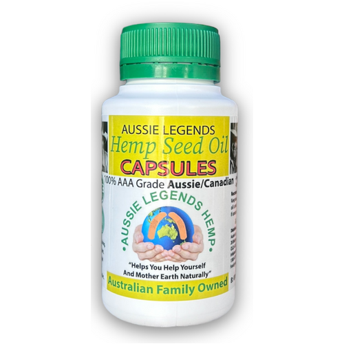 Aussie Legends Hemp Seed Oil Capsules 