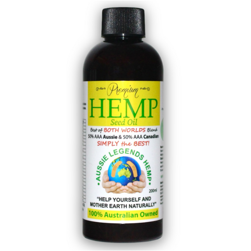 Aussie Legends Hemp Seed Oil 200ml
