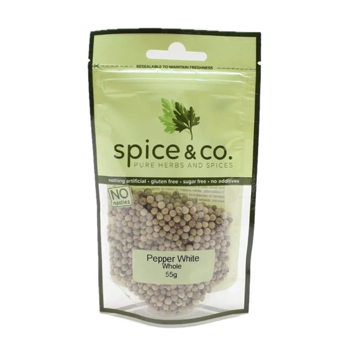 Spice & Co Pepper White Whole