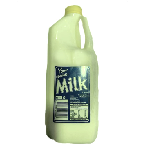 Milk 2 Litre Bottle