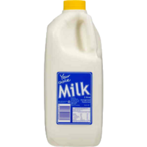 Milk 2 Litre Bottle