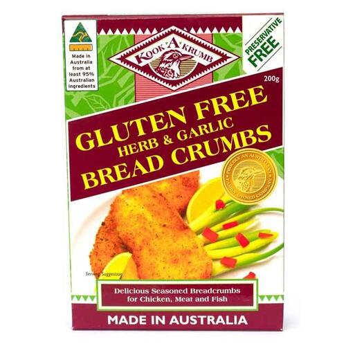 Kook-A-Krumb Breadcrumbs Gluten free 200grm