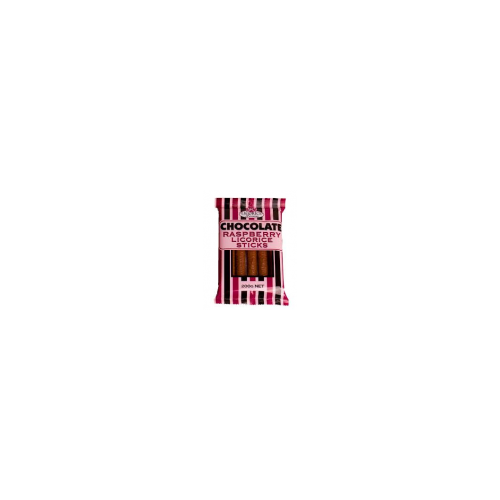 Licorice Raspberry Sticks (200G BAG)